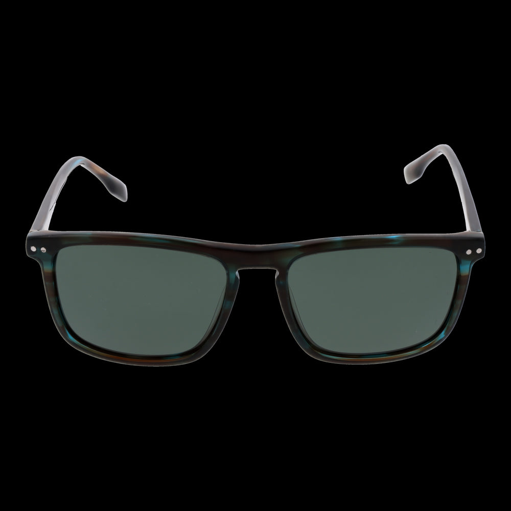 Tortoiseshell Elegance with Dark Green Polarized Lenses