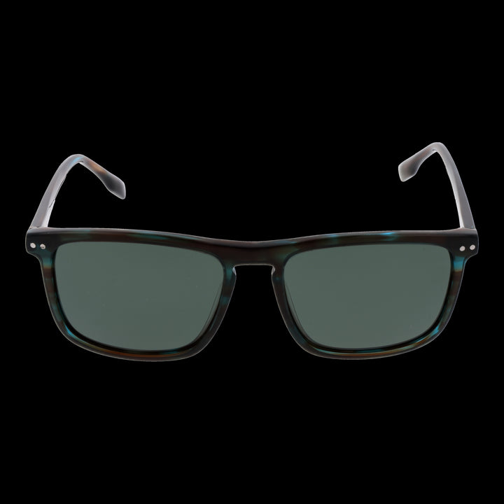 Tortoiseshell Elegance with Dark Green Polarized Lenses