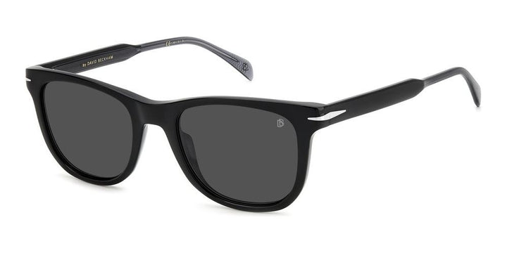 Timeless Black Acetate Sunglasses with Dark Gray Lenses