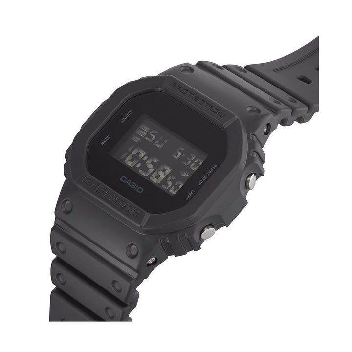 Endurance Black Resin Sport Watch with Multifunction Dial