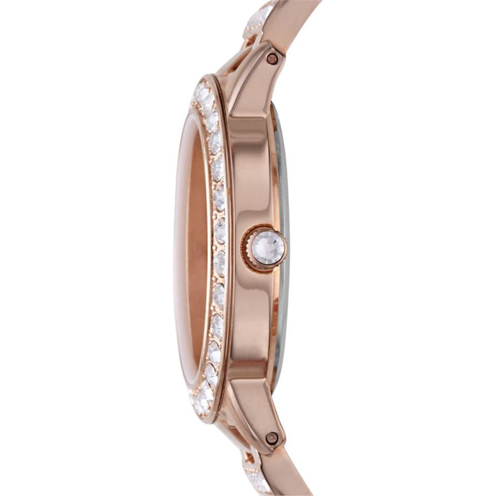 Rose Gold Crystal-Embellished Elegance