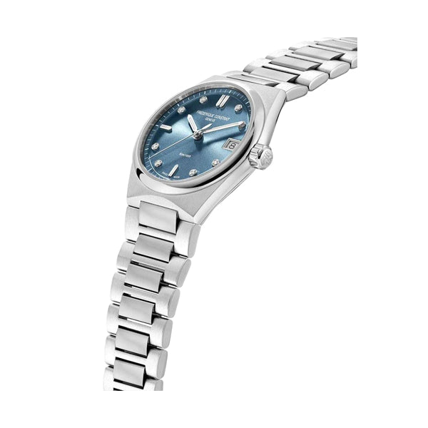 Frederique Constant Silver & Blue Timepiece