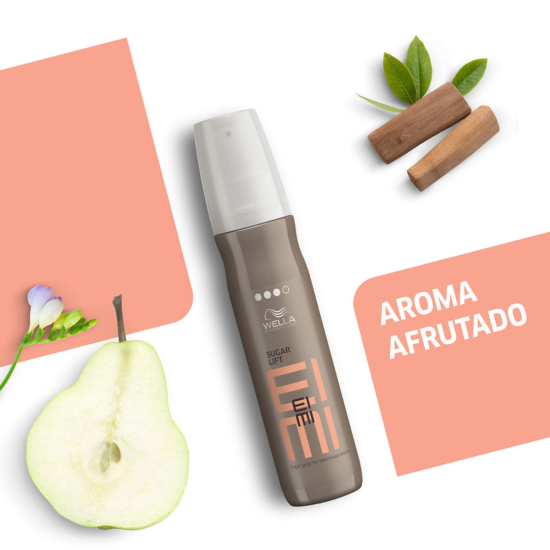 150 ml sugar texture spray in slim bottle, fine-mist nozzle, for volumising hair