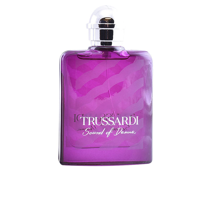 Fuchsia glass perfume bottle, 50 ml, Oriental Floral fragrance for Women