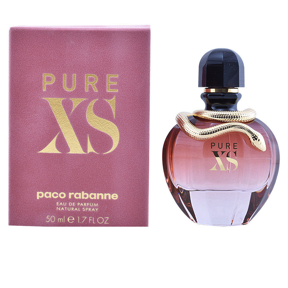 50 ml rose-hued baroque bottle with gold serpent neck, oriental floral perfume