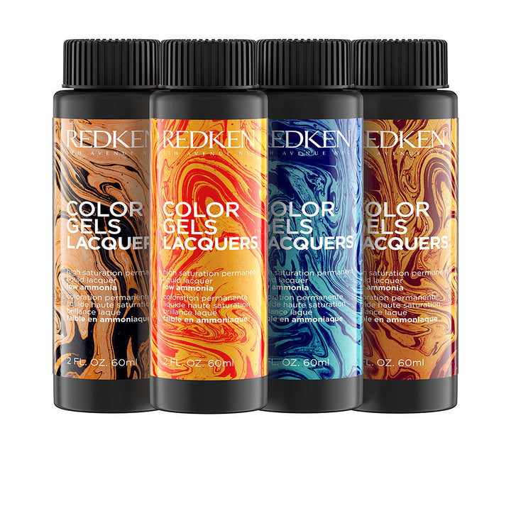 Three 60 ml tubes of 5RV Sangria permanent colour gel for Unisex use