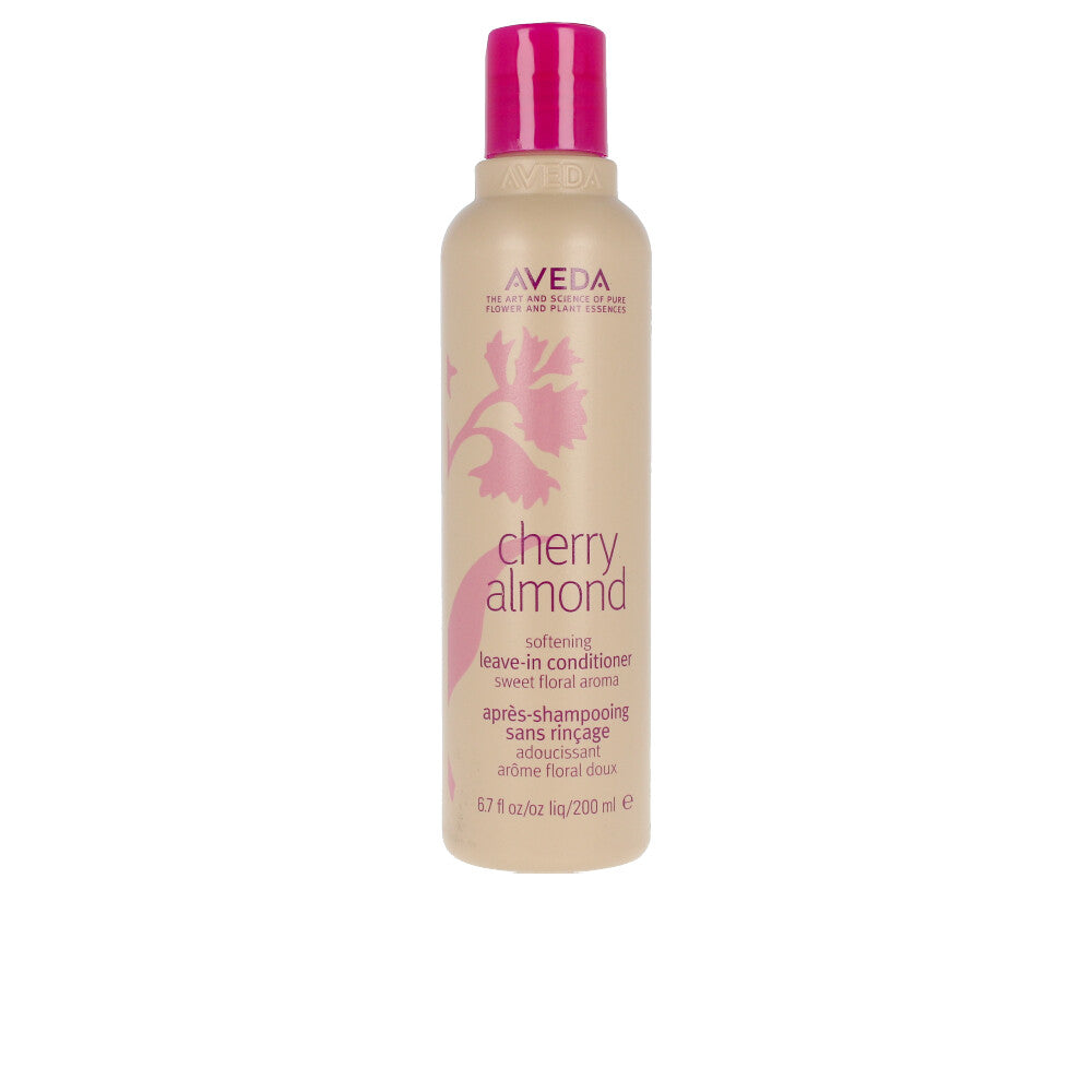 200 ml bottle of leave-in conditioner with cherry blossom and almond details