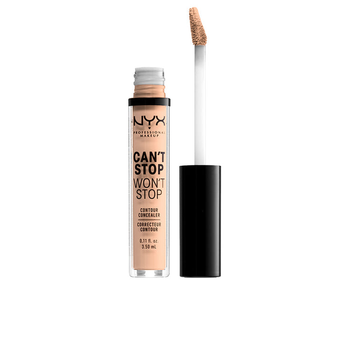 3.5 ml tube of matte liquid contour concealer, shade Vanilla, wand applicator