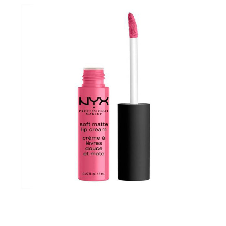 Cream matte lipstick tube, pink &