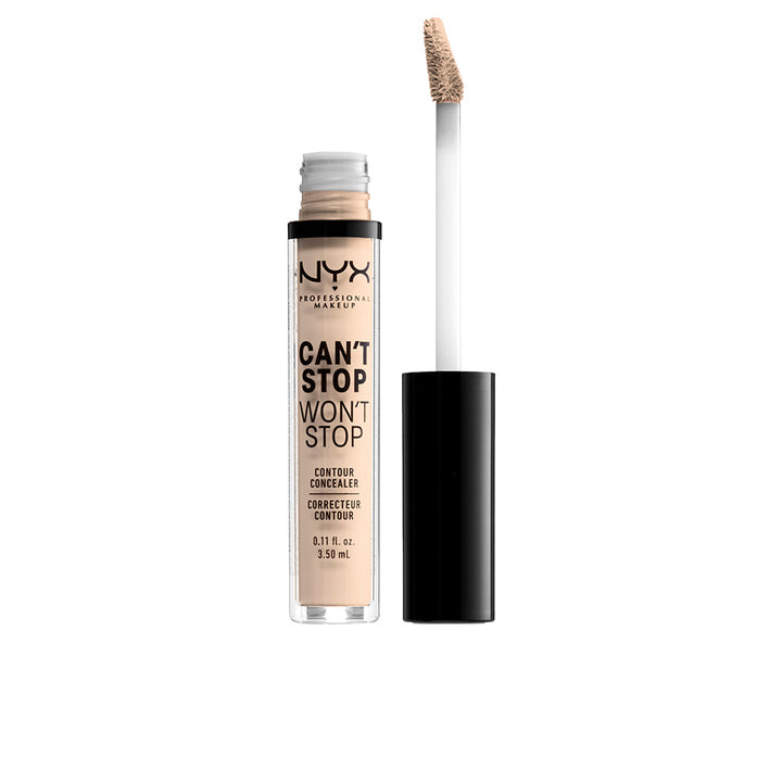 Slim tube of matte liquid concealer in fair shade, 3.5 ml
