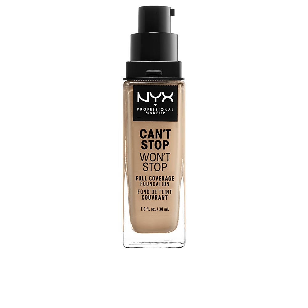 30 ml bottle of soft beige, full coverage matte foundation