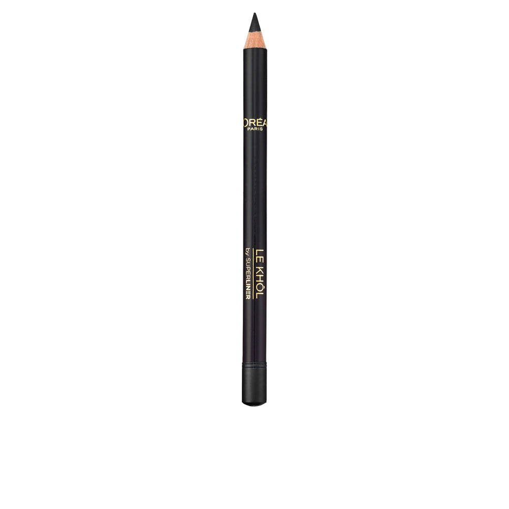 Slim midnight-black kohl eye pencil with creamy tip, 1.2 g packaging