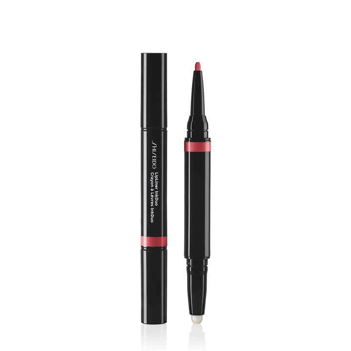 Slim dual-ended lip pencil in Rosewood, 1.1 g, primer and matte liner