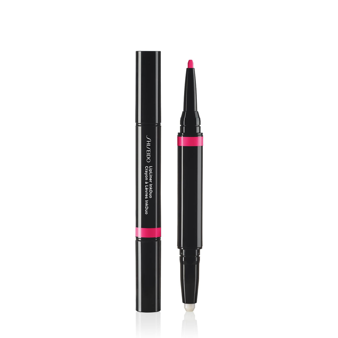 Dual-ended magenta lip pencil with primer and matte liner, 1.1 g Unisex