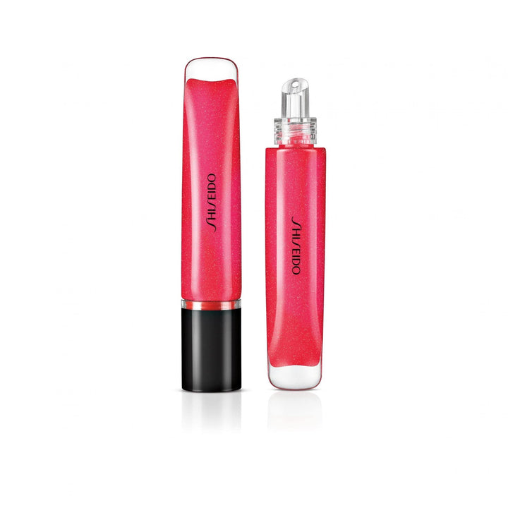 Clear gel lip gloss in tube, 9 ml, shade 07 Shin-Ku Red, glossy finish