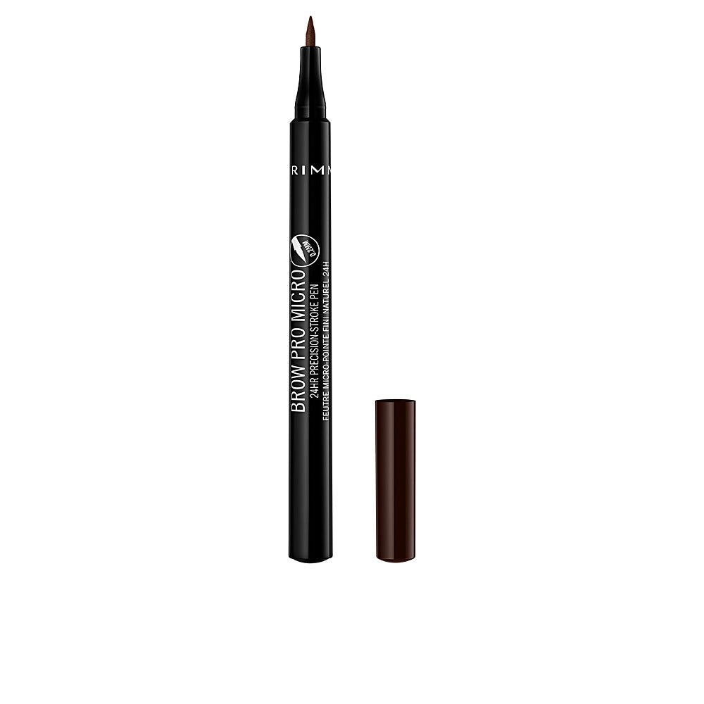 Slim micro-tip brown brow pencil pen, 1 ml, shade 004 dark brown