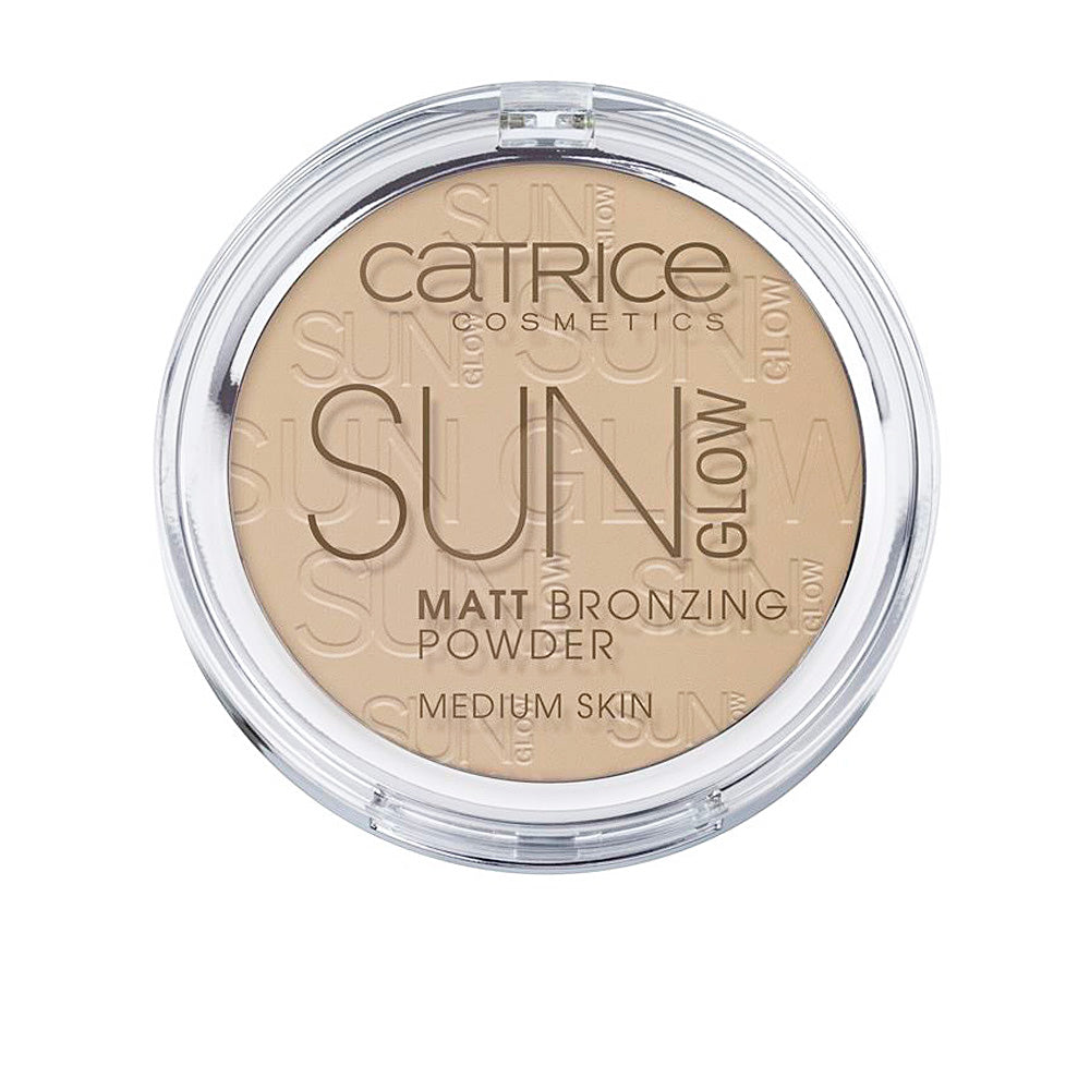 Pressed matte bronzing powder compact in medium bronze shade, 9.5 g, Unisex