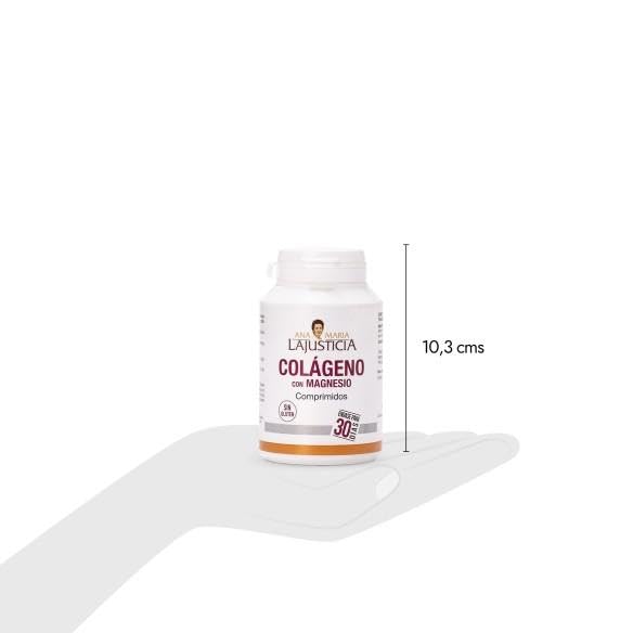 Bottle of 180 collagen and magnesium capsules, Unisex supplement