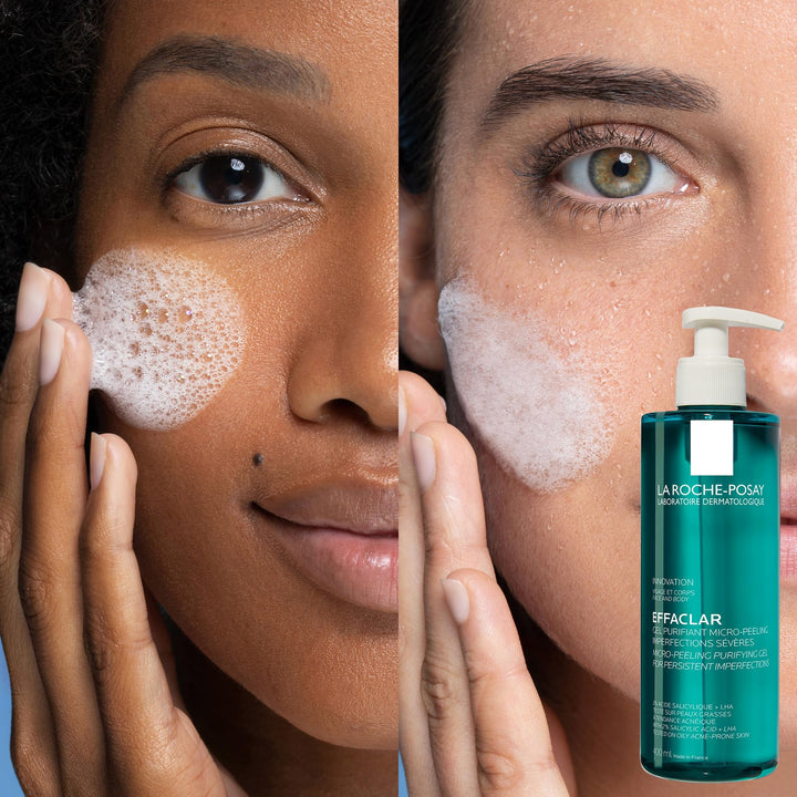 200 ml clear micro‑exfoliating facial gel with salicylic acid for Women