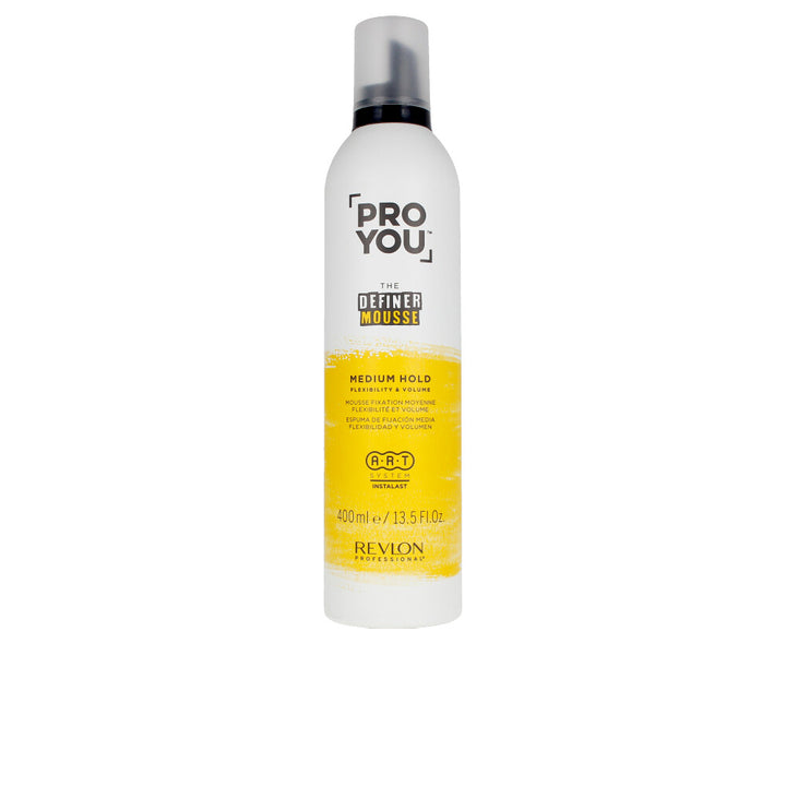 Aerosol mousse can, 400 ml, medium-hold styling mousse for Women