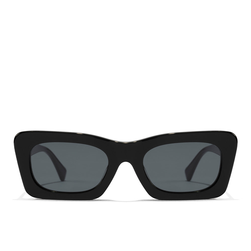 LAUPER Black Vintage Rectangular Sunglasses