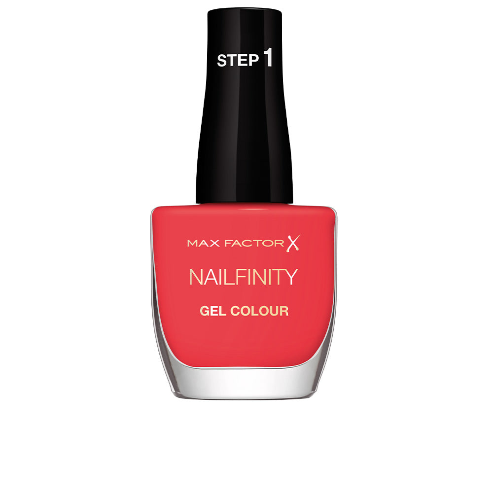 12 ml bottle of glossy camera‑ready nail polish, deep mauve shade, precision brush
