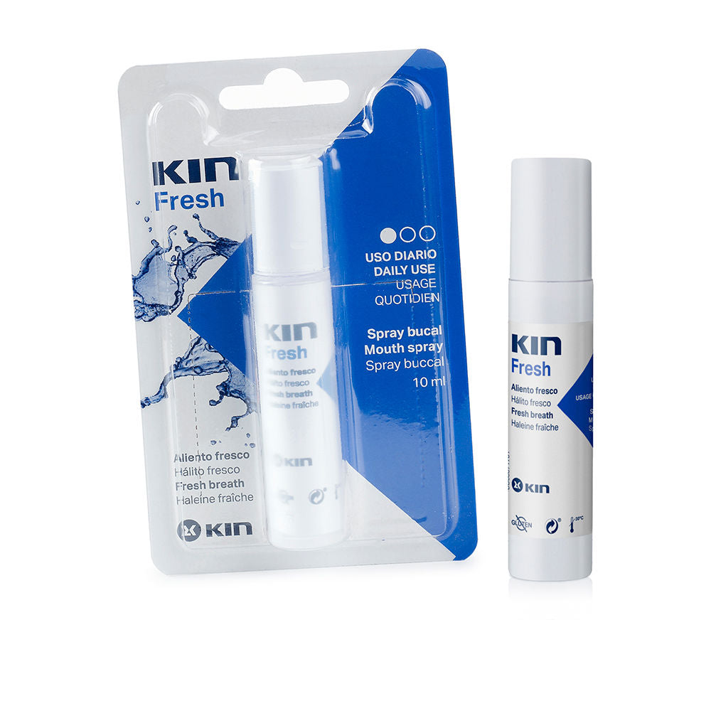 Small 10 ml mint mouth spray in sleek atomiser, portable oral freshener