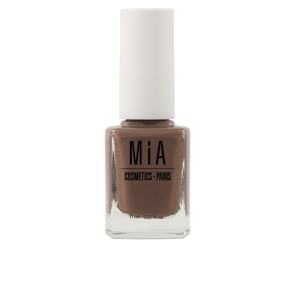 Cocoa nude cream nail polish bottle, 11 ml, warm brown‑beige shade