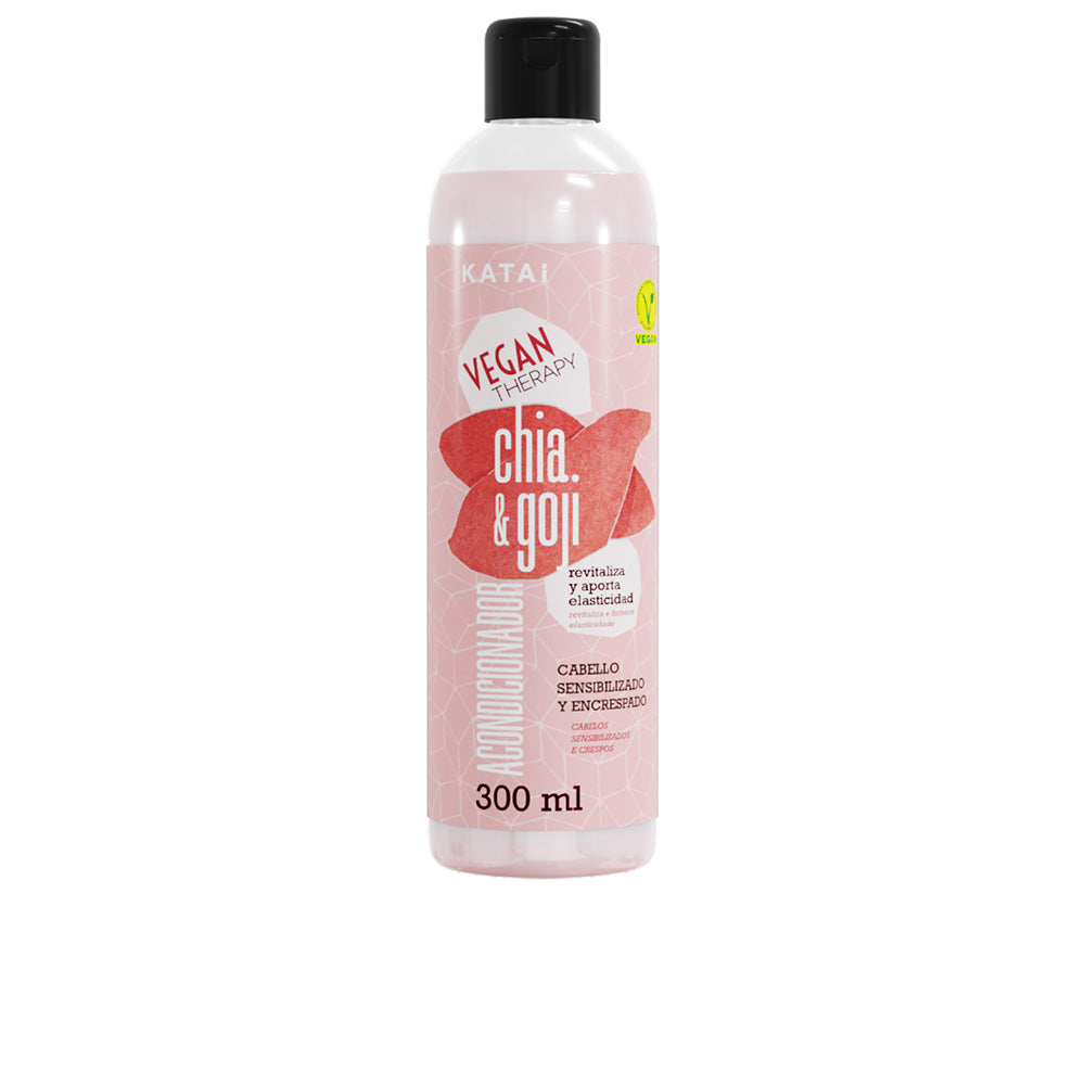 300 ml conditioner bottle, chia and goji extracts, Unisex hair care