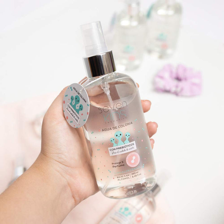 250 ml clear cologne water bottle, floral-citrus scent, Unisex baby product