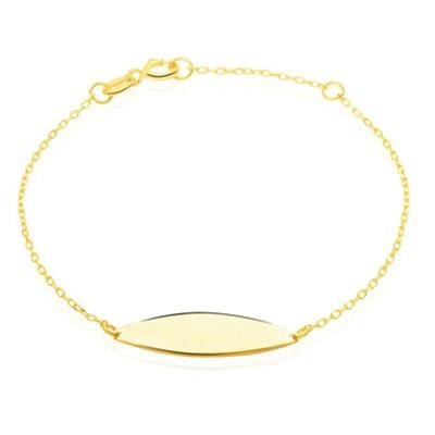 Timeless Minimalist ID Bracelet in Yellow Gold
