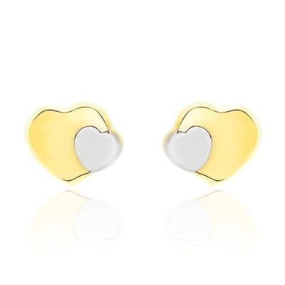 Timeless Classic Gold and Silver Stud Earrings