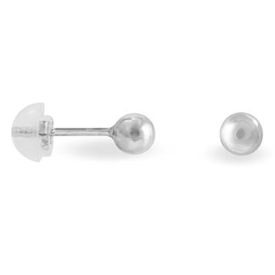 Timeless Silver Classic Studs with Refined Elegance