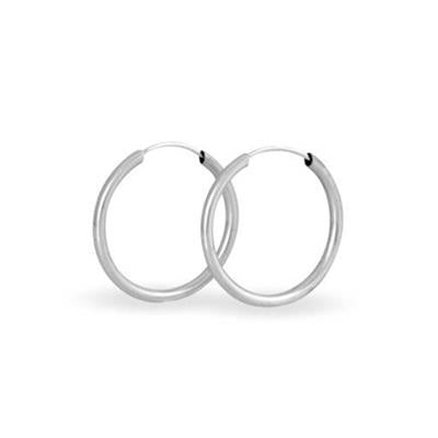 Timeless Classic Silver Hoop Elegance