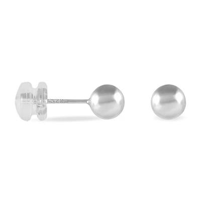 Timeless Classic Silver Studs with Refined Elegance