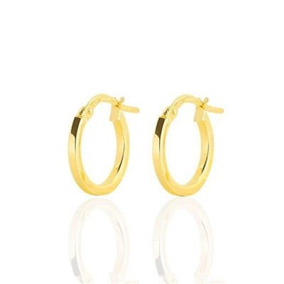 Timeless Yellow Gold Classic Hoop Earrings