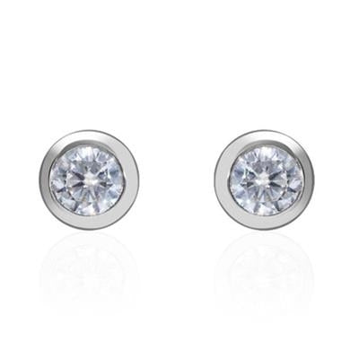 Timeless Radiance Studs with Clear Gemstone Sparkle