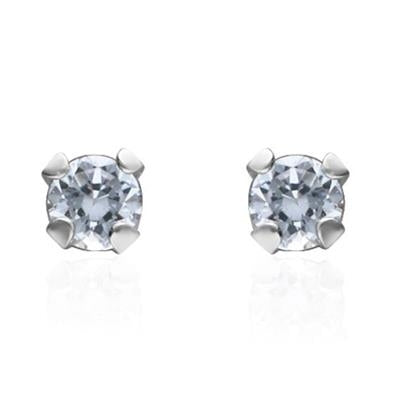 Timeless Radiance Studs with Clear Gemstone Sparkle