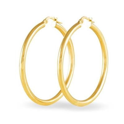 Timeless Yellow Gold Classic Hoops