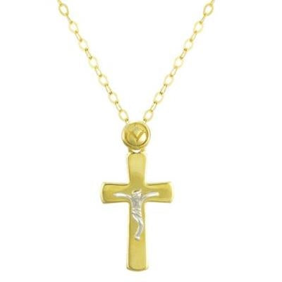 Timeless Yellow Gold Religious Pendant Necklace