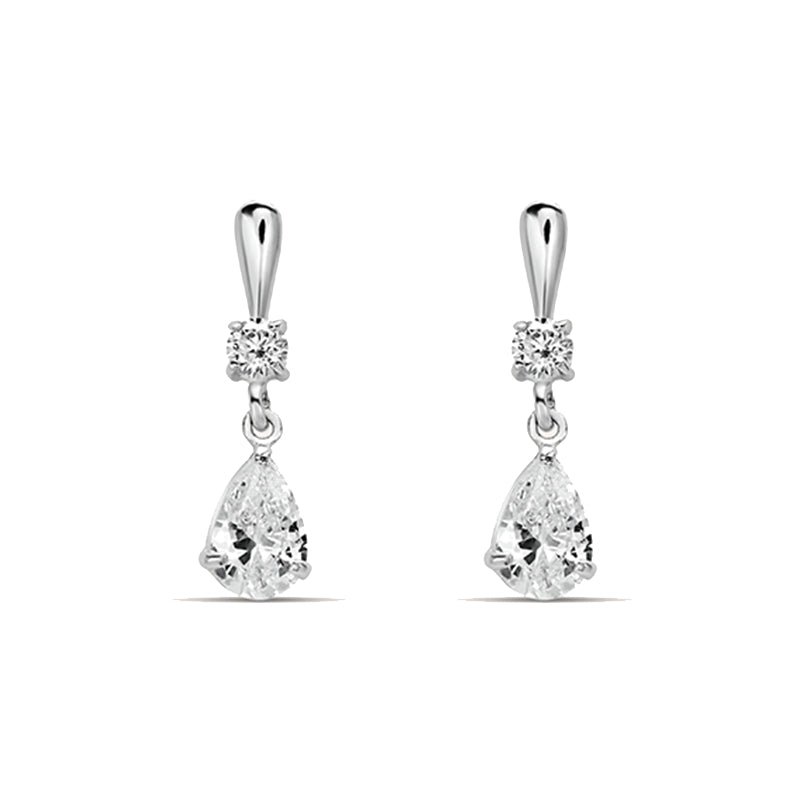 Timeless Elegance Diamond Drop Earrings