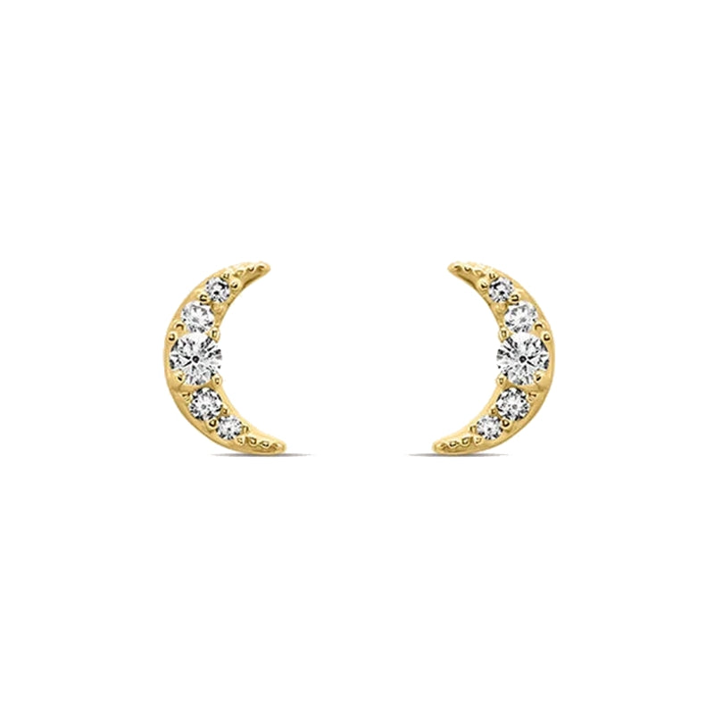 Timeless Gold and Diamond Elegance Studs