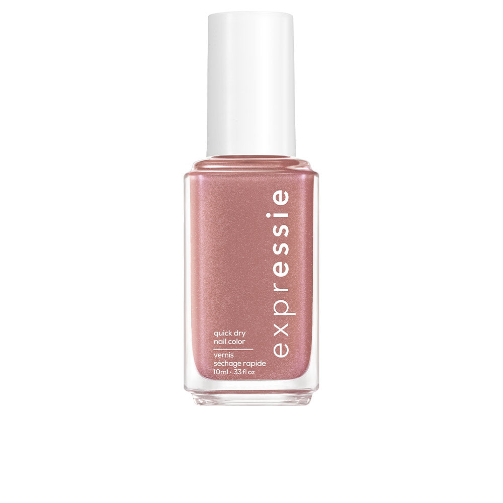 10 ml rapid-dry cream nail polish bottle with ambidextrous brush, glossy finish