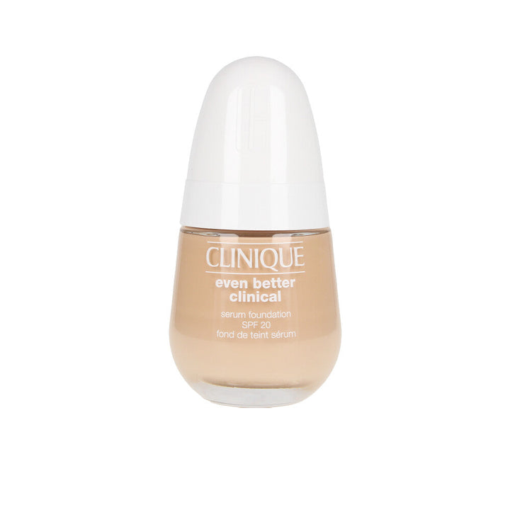 30 ml glass serum foundation bottle, ivory shade, pump dispenser