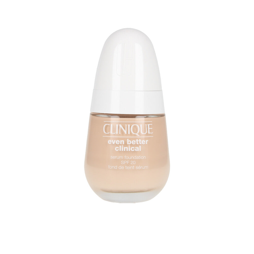 30 ml glass serum foundation bottle, ivory shade, pump dispenser