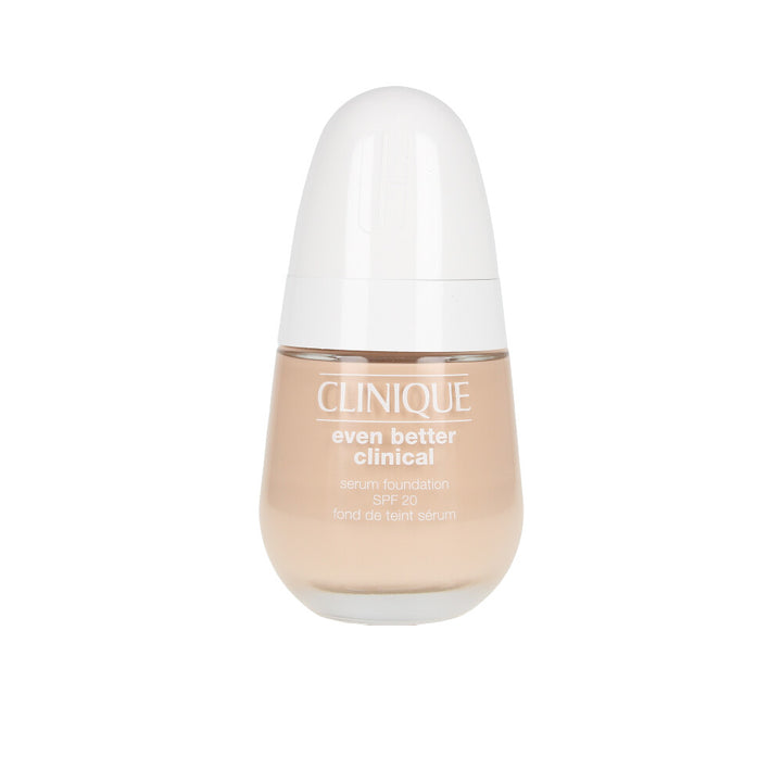 30 ml glass serum foundation bottle, ivory shade, pump dispenser