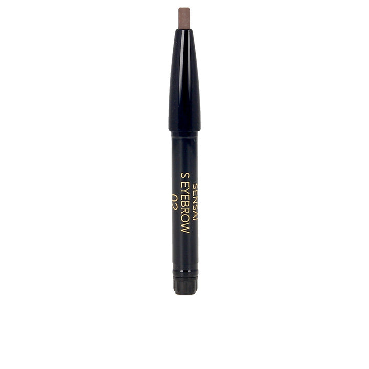 Oval‑tip warm brown eyebrow pencil refill, 0.2 g, refillable cartridge
