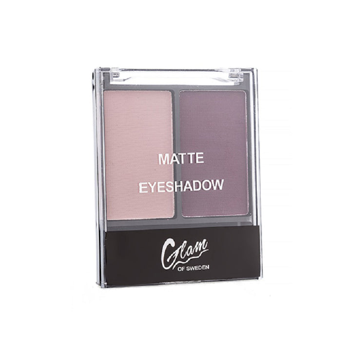 Compact matte eyeshadow duo, two neutral shades in 4 g pan, shade 04-bloom