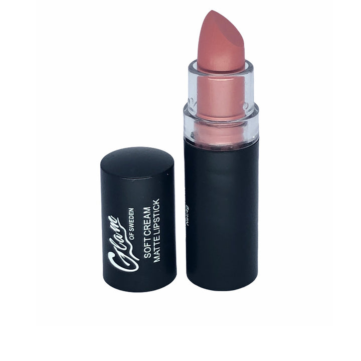 Matte lipstick bullet in shade 01-lovely, compact 4 g, deep rose hue