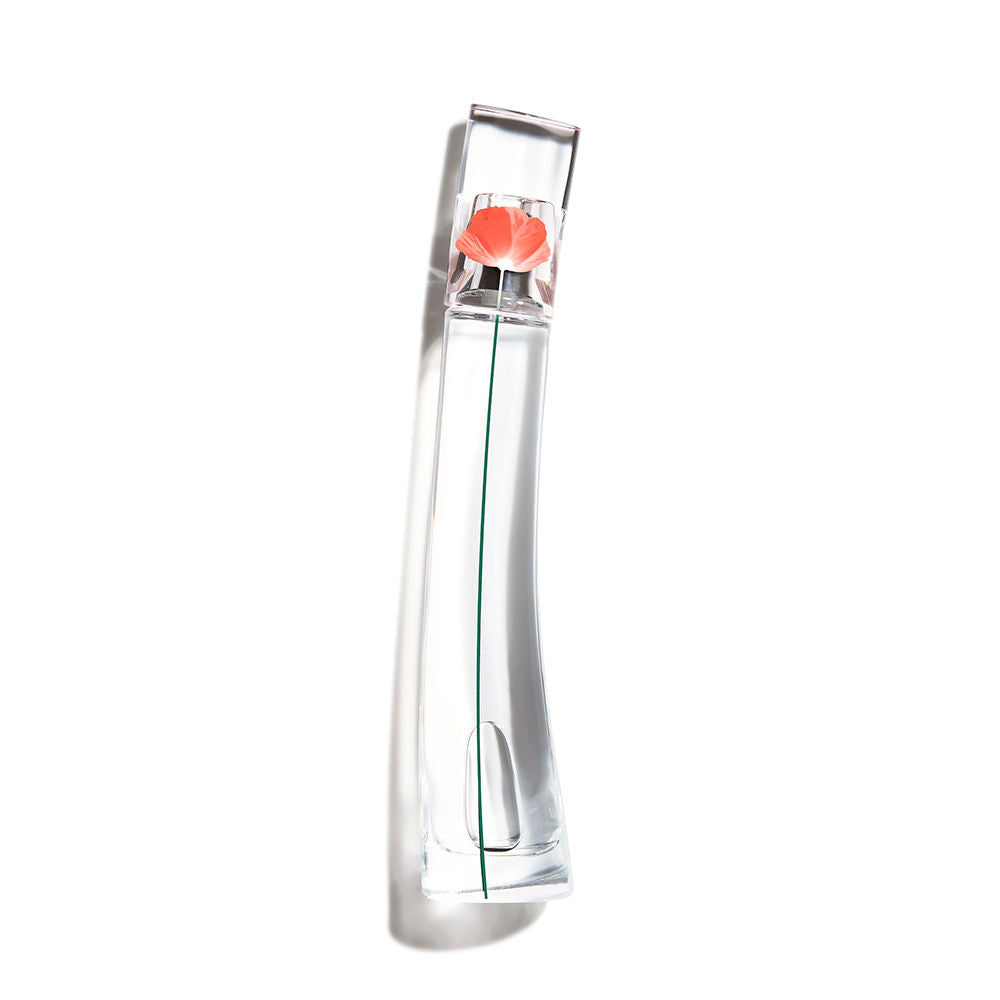 30 ml poppy-inspired perfume bottle; red-accented glass; floral eau de toilette